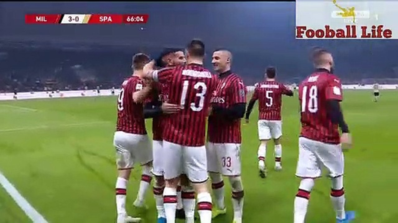 Hernandez T. Goal HD - AC Milan 3-0 Spal