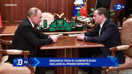 Renuncia todo el gabinete ruso incluido el primer ministro | EL DIARIO EN 90 SEGUNDOS