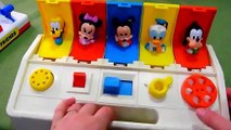 Disney Poppin Pals Mickey Mouse Toy with Minnie Mouse, Pluto, Goofy and Donald Duck