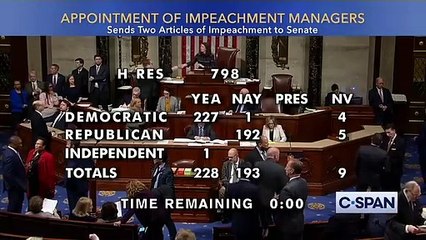 Download Video: House Votes To Send Impeachment Articles Against Trump To Senate