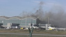 Desalojo y desvío de aviones en el aeropuerto de Alicante por un incendio