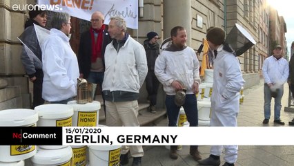 В Берлине протестуют фермеры