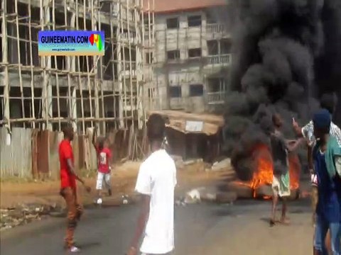 Manifestations contre un 3ème mandat d'Alpha Condé, le maintien d'ordre à Koloma