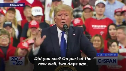 Trump Says Migrants Getting Stuck Climbing New Border Wall Is A 'Beautiful Sight'