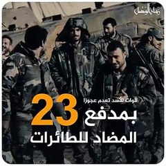 قوات الأسد تعدم مُسنّا رمياً بمدفع عيار 23 وتسلبه 50 ألف دولار و140 رأسا من الماشية