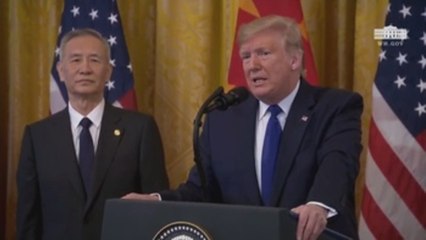 EEUU y China firman una tregua preliminar en su guerra comercial