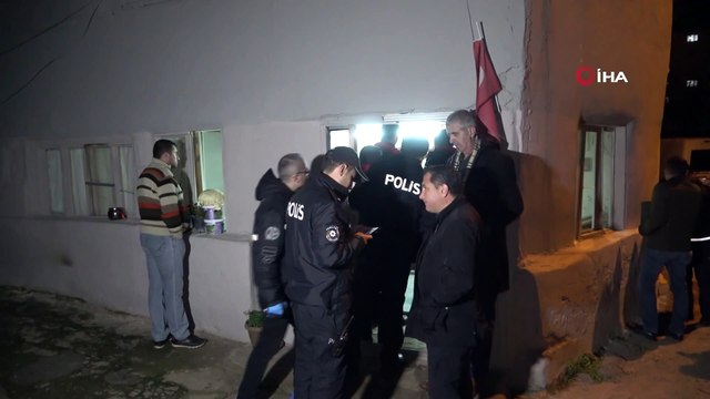 Facianın yaşandığı evden geriye ‘Ailemiz’ isimli pastel boya ile çizilen resim kaldı