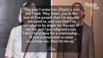 Sia Opens Up About Close Friendship with Diplo, Says She Propositioned Him for 'No-Strings Sex'