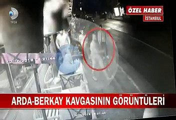 Arda Turan’ın şarkıcı Berkay’ın burnunu kırdığı olay sonrası görüntüler