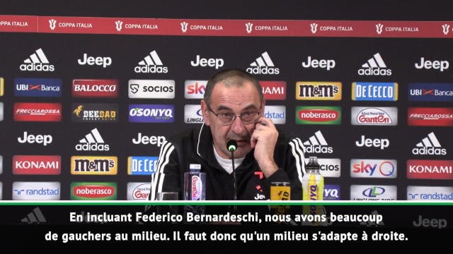 Juventus - Sarri : ''Rabiot a progressé sur le rythme et l'intensité''