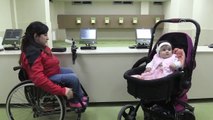 Engelli anne olimpiyatlara bebeğiyle hazırlanıyor