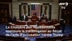 Destitution: La Chambre approuve la transmission au Sénat de l'acte d'accusation contre Trump