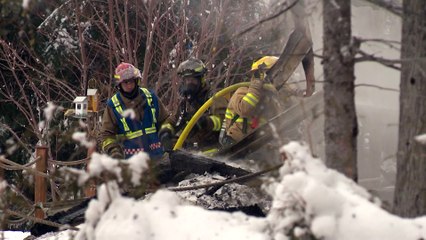 Incendie dans une résidence à Saint-Mathieu-de-Rioux