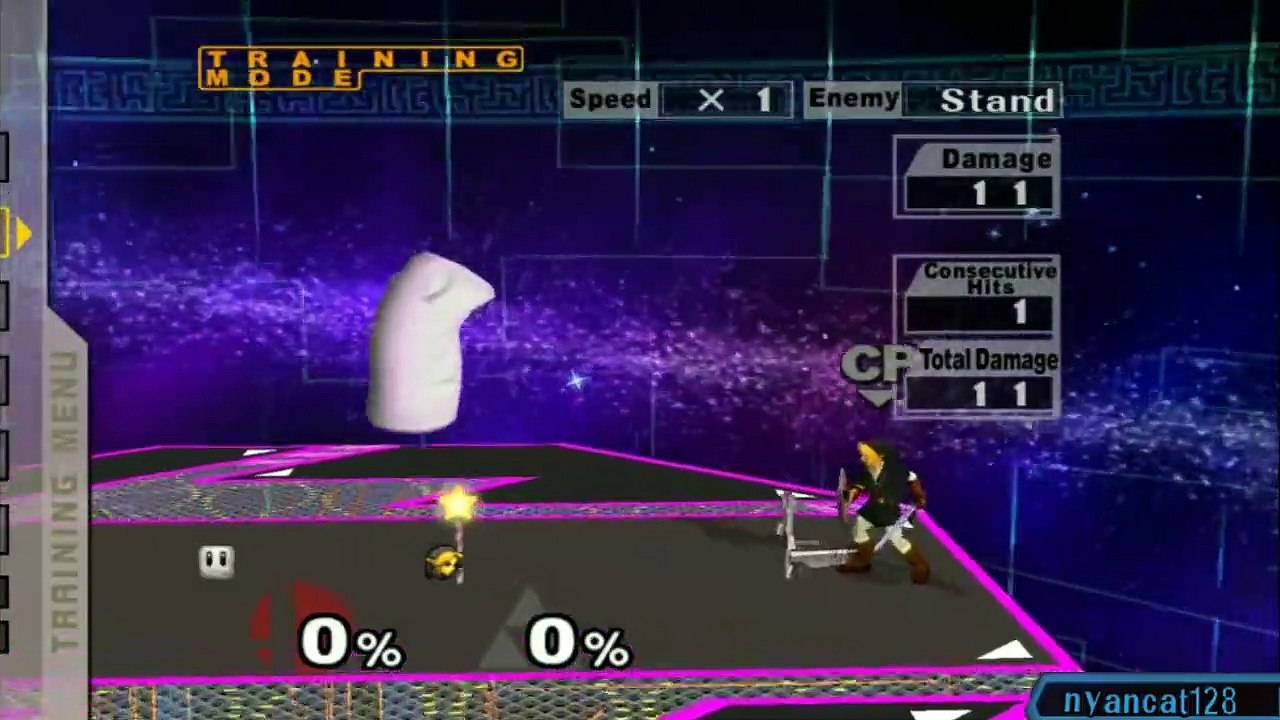 Super Smash Bros. Melee- Sandbag using items