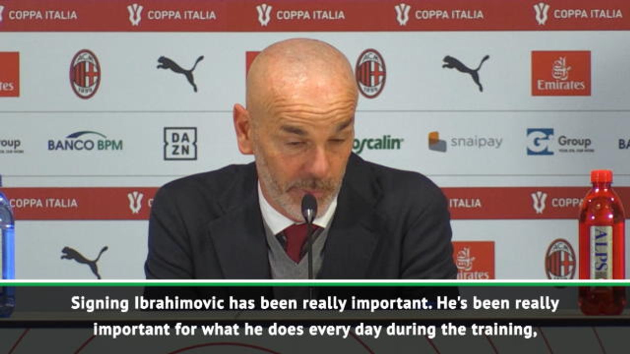 Pioli hails Zlatan's impact at Milan