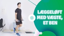 Læggeløft med vægte, et ben - Fit Og Frisk