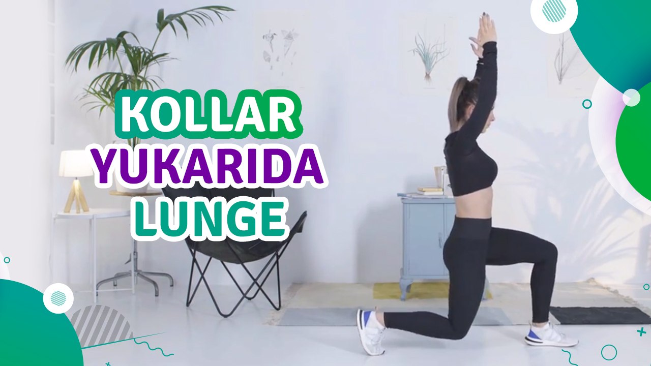 Kollar yukarıda lunge - Sporcuyum