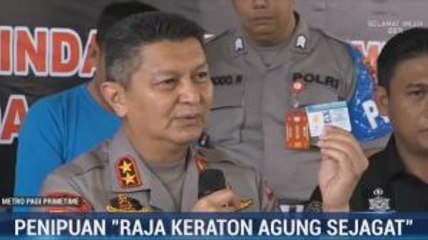 Polisi Gelar Barang Bukti Penipuan Raja dan Ratu Keraton Agung Sejagat