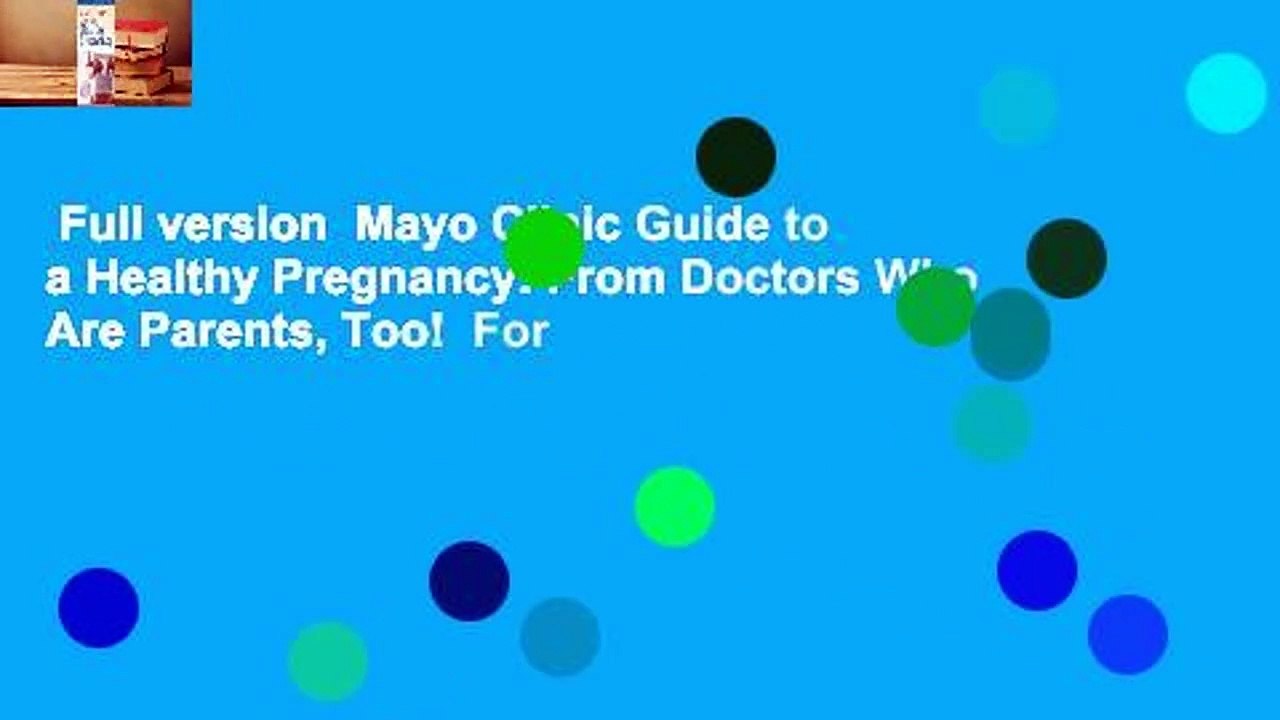Full version  Mayo Clinic Guide to a Healthy Pr...