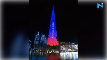 Watch, Burj Khalifa lights up in support of Australia bushfires