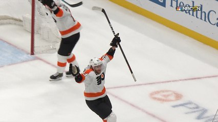 Jakub Voracek wins the game in OT