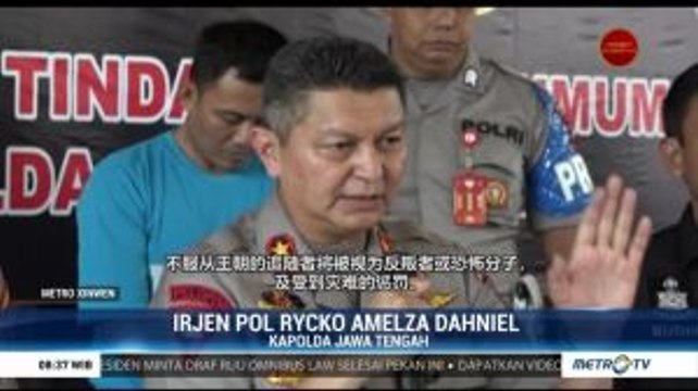 Polda Jateng Tangkap Raja dan Ratu Keraton Agung Sejagat