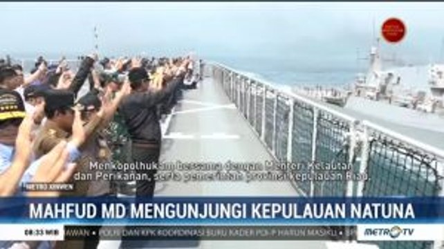 Mahfud MD Kunjungi Perairan Natuna