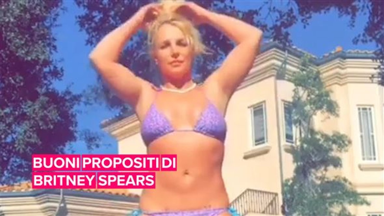 Britney Spears e gli obiettivi di fitness per il 2020