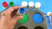 How To Make Frozen Paint For Kids  Colors for Children to Learn Toddlers and Preschool Baby