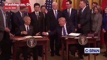 Donald Trump Signs 'Phase One' Of Trade Agreement With China To Ease Trade War
