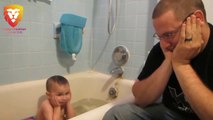 Hilarious Baby Copies Daddy - Cute Babies Copying Dad - Funny Baby Videos