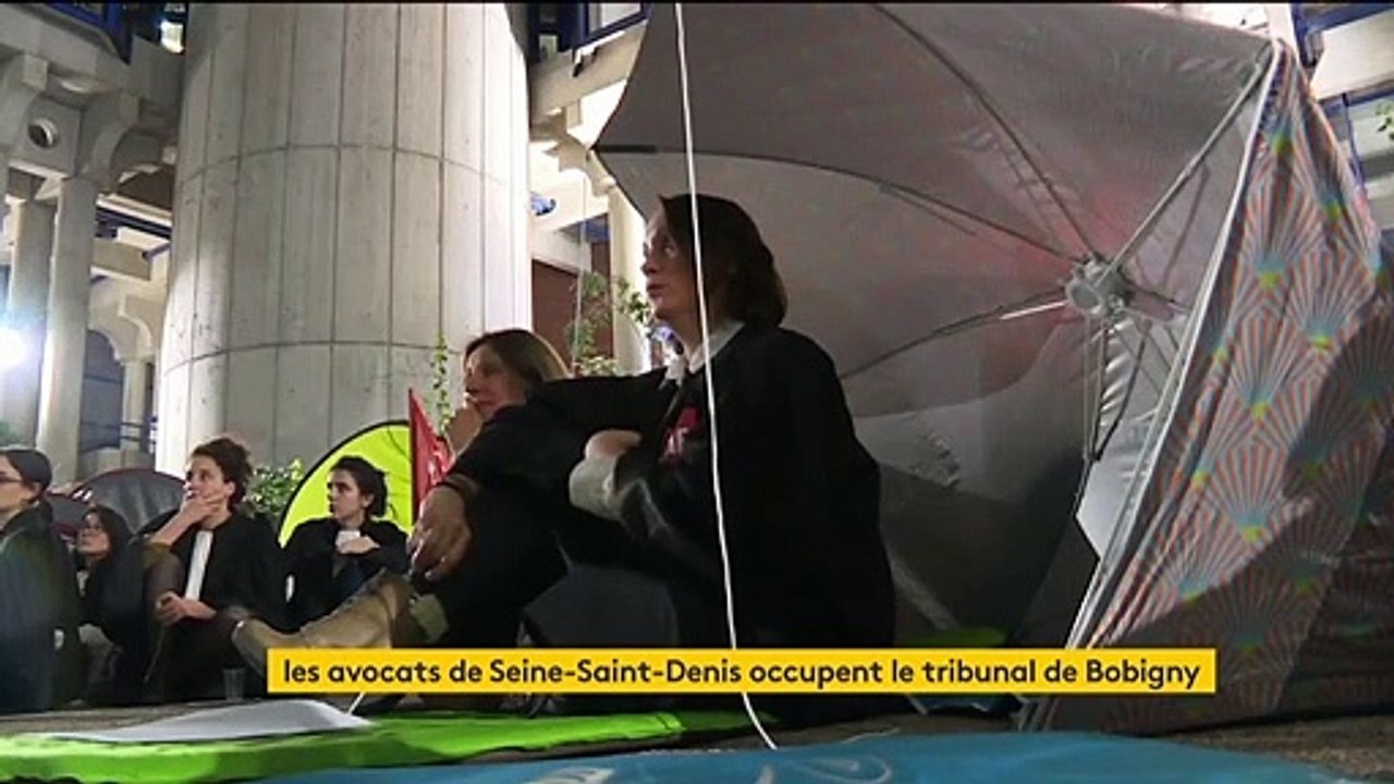 Réforme des retraites : les avocats de Seine-Saint-Denis occupent le tribunal de Bobigny