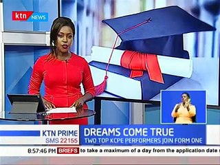 Two top KCPE performers join form one after well-wishers aid in paying for their fees