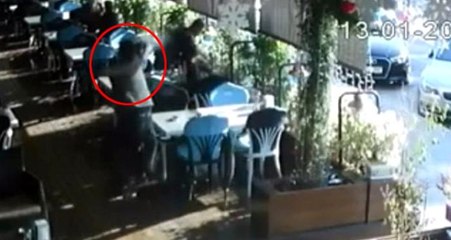 Pastanede cinayet anı kamerada! Defalarca tetiğe bastı