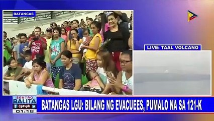 Batangas LGU: Bilang ng evacueesm pumalo sa 121-k
