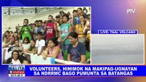 Volunteers, hinimok na makipag-ugnayan sa NDRRMC bago pumunta sa Batangas
