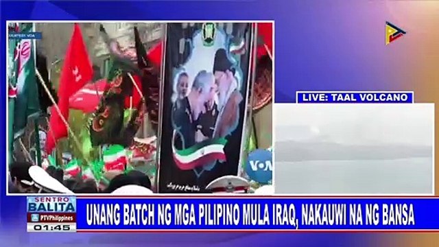 Unang batch ng mga Pilipino mula Iraq, nakauwi na ng bansa