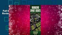 Full E-book  Managing Sport Events  Review