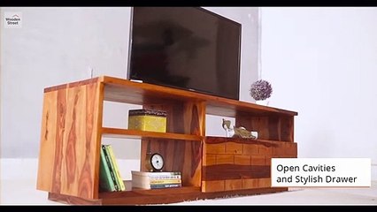 TV Units - Top 5 Wooden TV Unit Designs For Living Room & Bedroom by Wooden Street