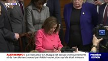 Procédure de destitution: Nancy Pelosi signe l'acte d'accusation contre Donald Trump avant sa transmission au Sénat