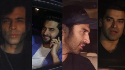 Aditya Roy kapur, Karan Johar, Rakul Preet Singh and others attend Sidharth Malhotra’s Birthday Bash