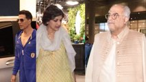 Spotted: Akshay Kumar, Sonali Bendre and Boney Kapoor at the Airport