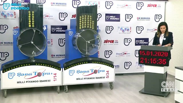 15 Ocak 2020 Şans Topu sonuçları Milli Piyango İdaresi’nce belirlendi