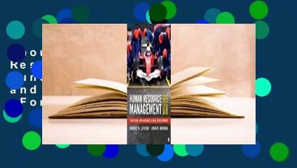 About For Books  Human Resource Management: Functions, Applications, and Skill Development  For