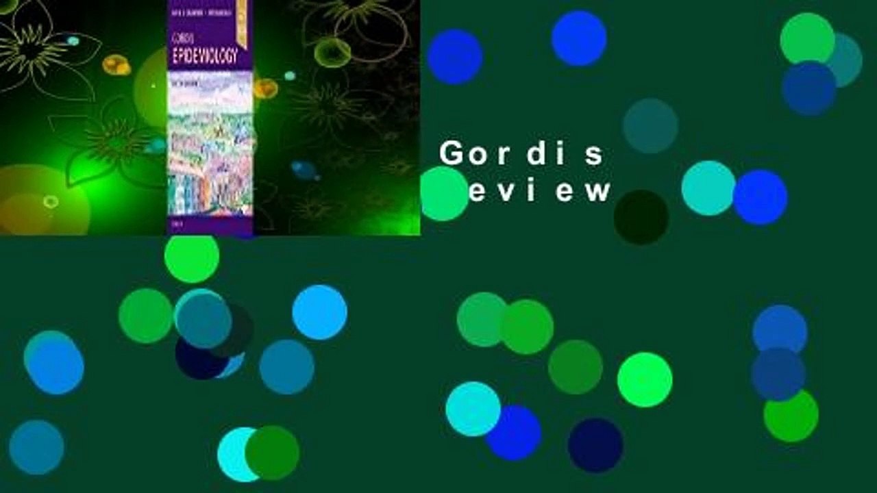 Full E-book  Gordis Epidemiology  Review