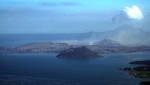 Taal Volcano timelapse, January 16, 2020