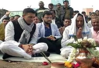 केंद्र से पहले प्रदेश सरकार ने रखी इंदौर में राम मंदिर निर्माण की आधार शिला