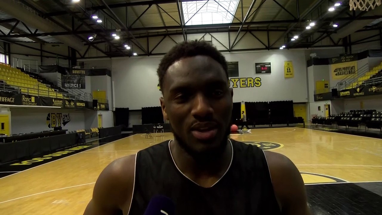 Souleyman Diabaté meneur de Fos Provence Basket avant Fos-Saint-Quentin