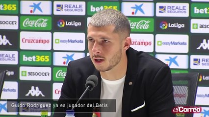 Guido Rodríguez ya es jugador del Betis