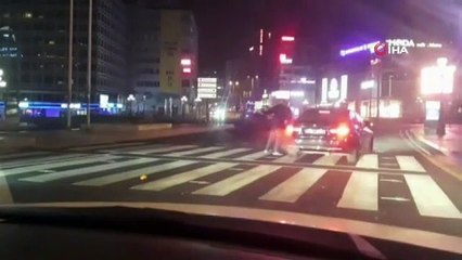 Başkent'te ‘yarış' kavgası kamerada